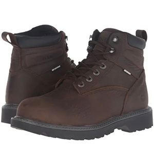 Men's Floorhand WP ST 6IN/DK Work Boot Dark Brown